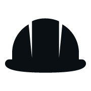 Safety helmet icon