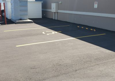Parking lot for disabled